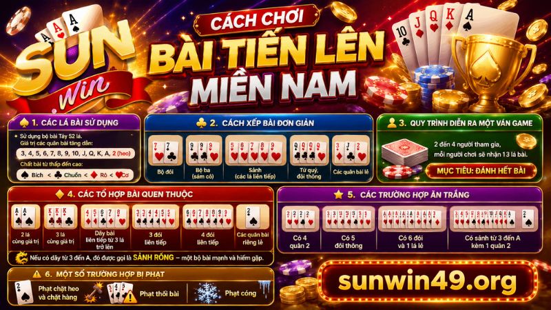 Cách chơi bài Tiến lên miền Nam dễ thắng