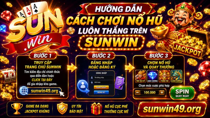 Hướng dẫn tham gia quay hũ Sunwin