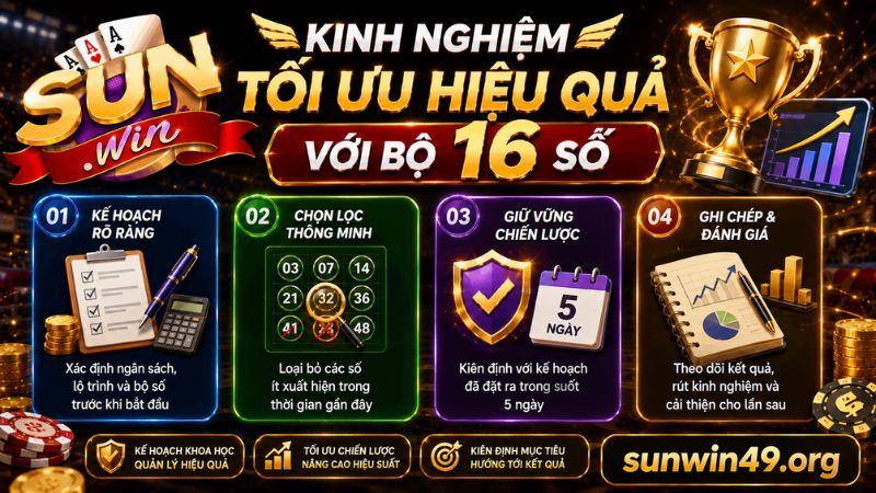 Những kinh nghiệm tạo dàn đề 16 số bất bại