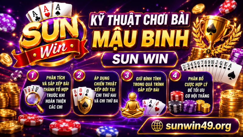 Kỹ thuật trong cách chơi bài Mậu Binh cho hội viên SUN WIN